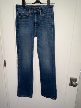 abercrombie kids the a&f classic straight jeans boy's 14 slim EUC